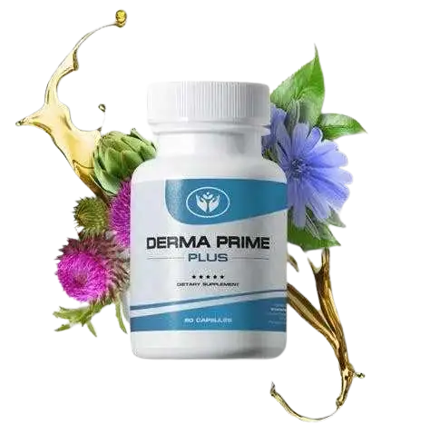 Derma Prime Plus Official Supplement Bottle